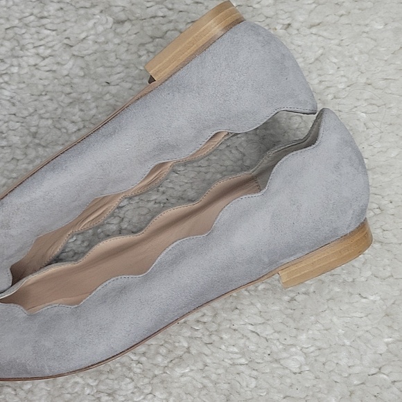 AVELLINI Cora Gray suede pointed toe flats size 39 - Picture 14 of 16
